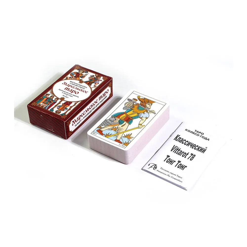 Russian Tarot Card Games Playing Cards Tarot Deck Oracle Card Fate Divination Prophecy Family Party Game