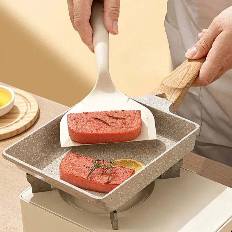 Silicone Spatula Silicone Kitchen Utensils Silicone Cooking Spoon Silicone Pancake Spatula Non-stick Frying Pan Baking Scoop for Eggs Fish Pizza Steak Shovel Heat Resistant Kitchen Flipper Spoon