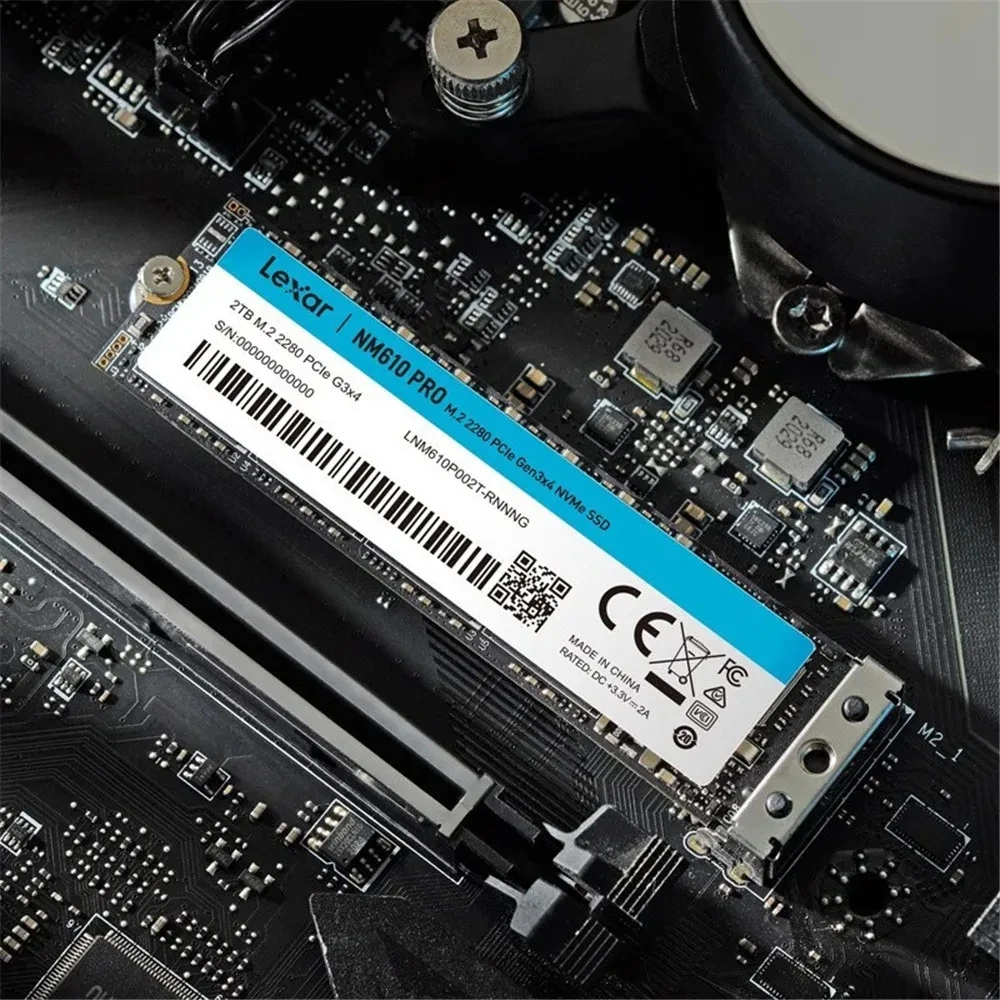 Lexar NM610 PRO 2280 PCIe Gen3x4 NVMe SSD Internal Solid State
