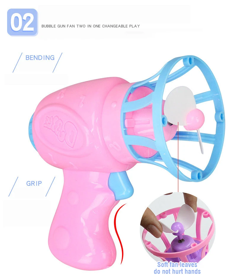 Soap Bubbles Bubble Gun Blowing Machine Automatic Toys Summer Outdoor Party Play Toy For Kids Boys Birthday Children's Day Gifts 3