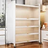 Modern Large Capacity Kitchen Cabinets for Kitchen Furniture Household Tableware Cabinets Multi-layer Shelf with Flip Door p 1