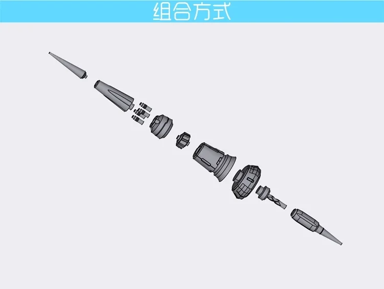 피닉스 3D 프린팅 부품 A-01 나이트 건 조립 모델 제작 도구 취미 DIY 액세서리