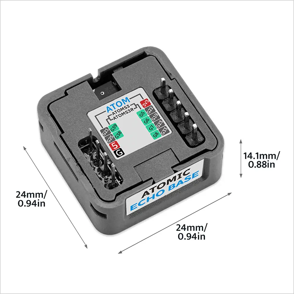 M5Stack Atomic Echo Speech Recognition Base ES8311 Audio Decoding MEMS Microphone module Suitable for for IoT Intelligent system image 6