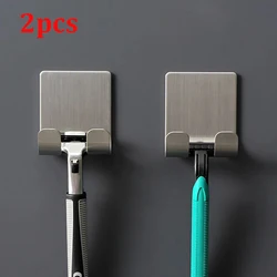 Razor Holder Set - Premium Stainless Steel Shaving Stand & Bathroom Organizer - 2pcs