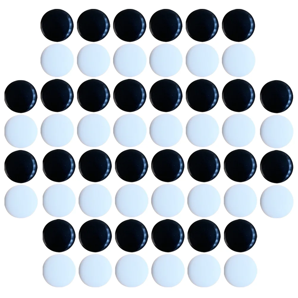 360Pcs Go Game Stones Set Double Convex Melamine Chess Pieces Black White Stones Go Chess Playing Pieces Chinese Strategy