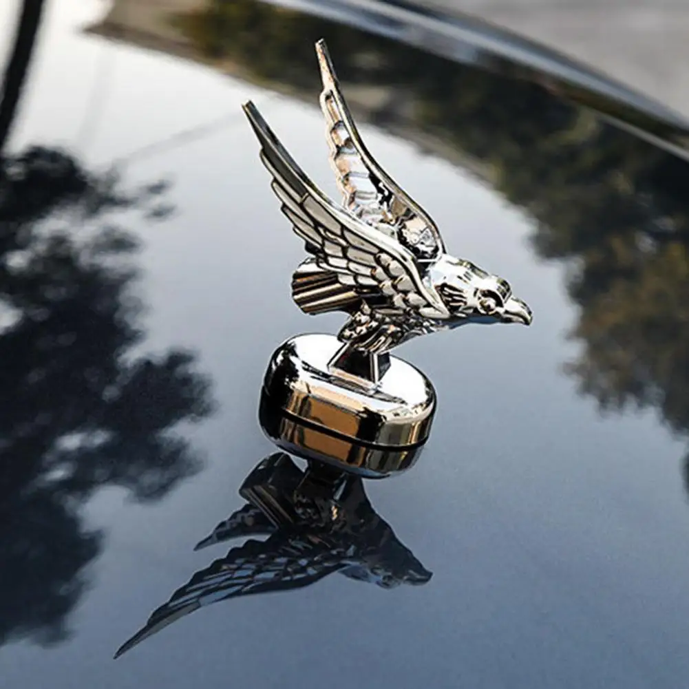 Pegatina 3D De águila Para Coche – Adhesivo Decorativo Negro Para Capó, Impermeable Y Fácil De Aplicar