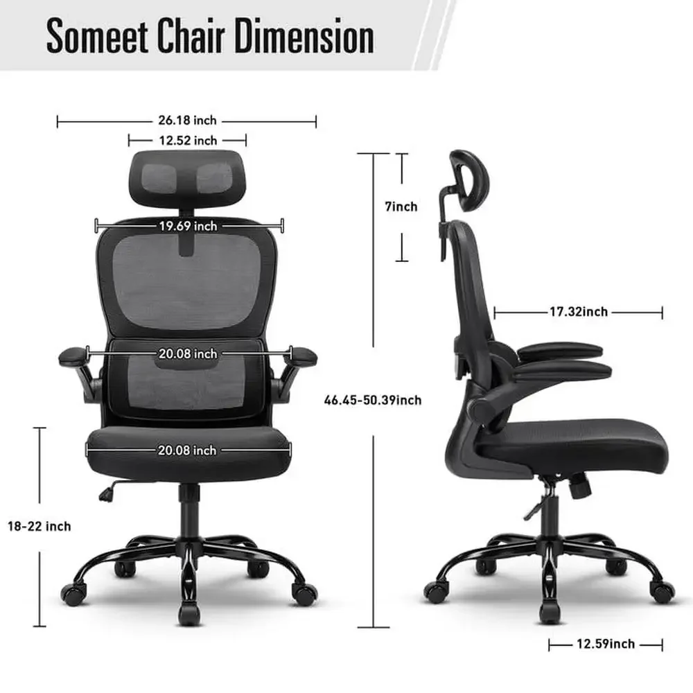 Desk and Chair Combo Set Home Office Furniture L Shaped Computer Desk Gaming Desk Chair with Adjustable Back Mesh Design 3