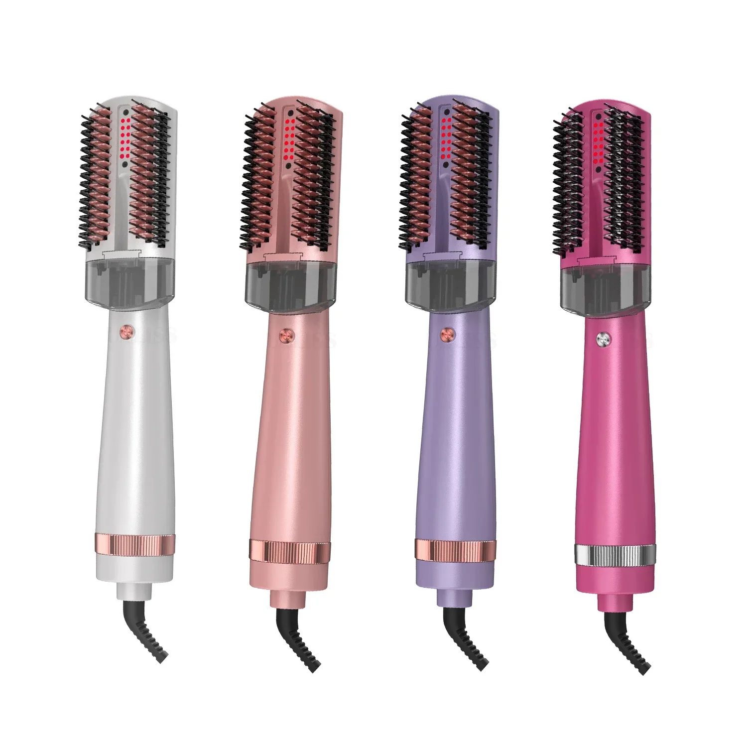 Infrared Hair Steamer Brush Straightening Hot Air Blow Dryer Women Hair Comb Straightener