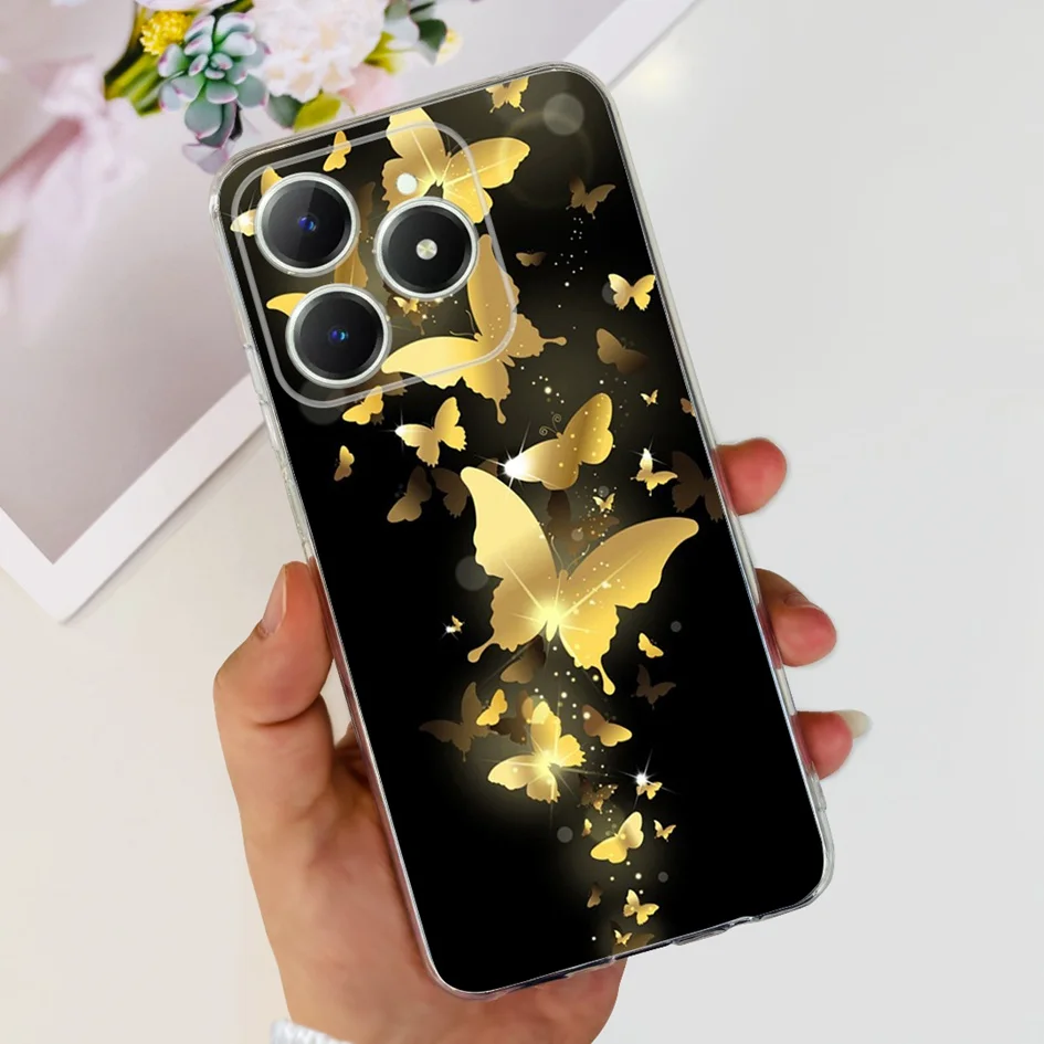 Cute Love Heart Soft Clear Silicone Protective Phone Case