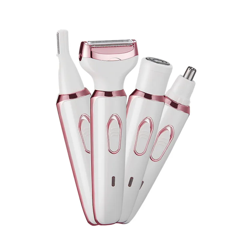 

Триммер для удаления волос в носу, электрический эпилятор для лица, женское устройство для удаления волос, бритва для тела, бровей, губ, Водонепроницаемая USB-зарядка