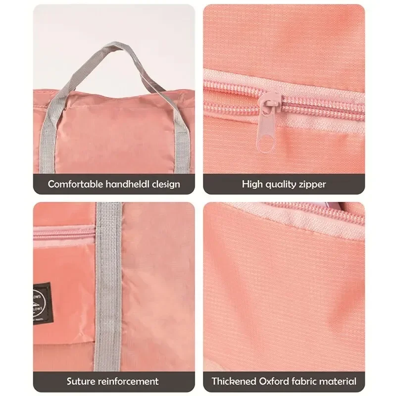 Nylon Foldable Travel Bags Unisex Large Capacity Bag Luggage Women WaterProof Handbags Portable Travel Bags