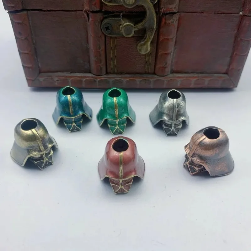 

New Brass Warrior Pencils Copper Helmet Knife Beads Retro EDC Outdoors Knife EDC Multi Tools White Soldiers Keychain Accessories
