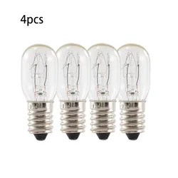E14 Salt Lamp Spherical Bulb - 220-240V 15W Tubular Filament Replacement Bulb (Warm White)