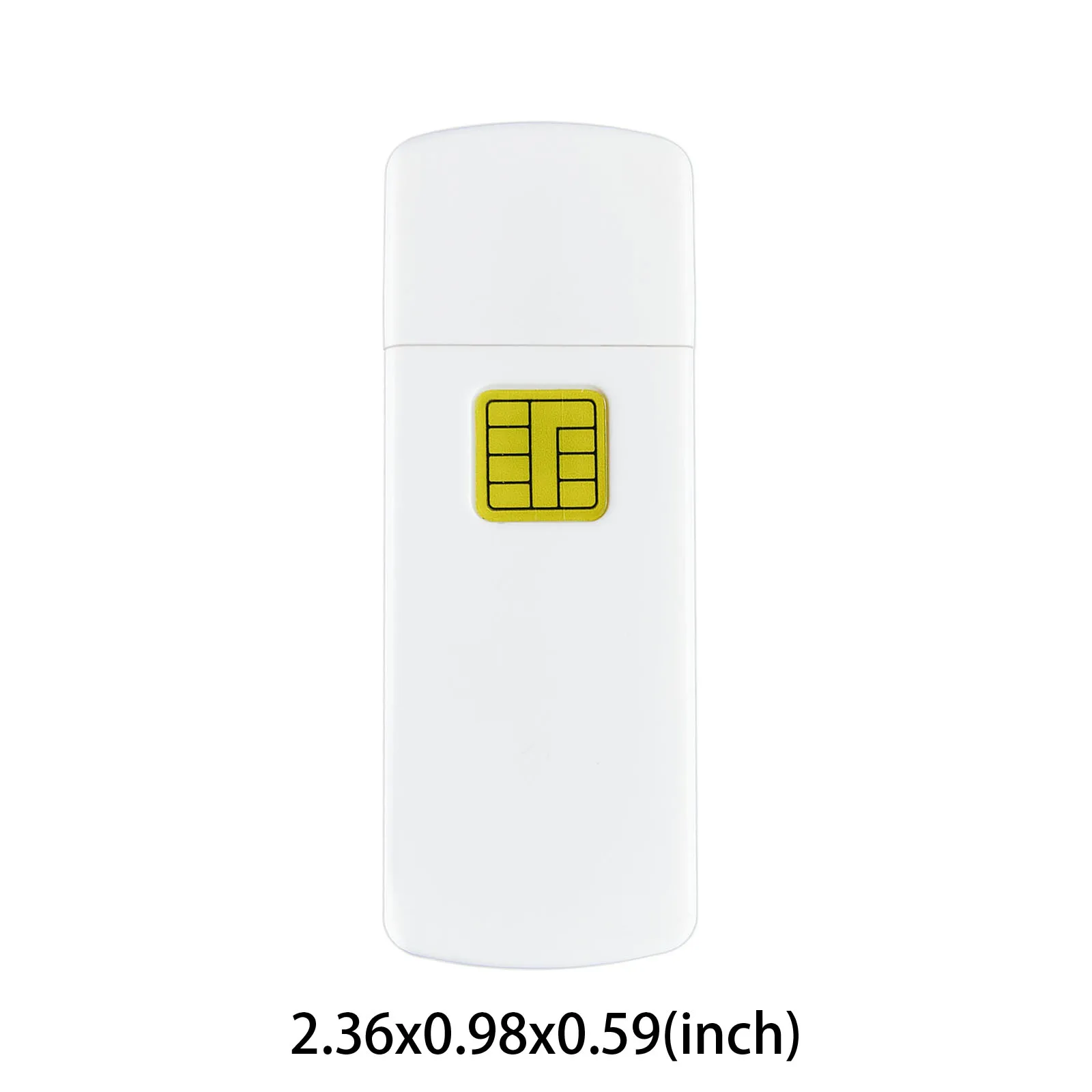 USB SIM 스마트 카드 리더 플러그 앤 플레이 SIM 카드 어댑터 안드로이드 윈도우 맥 OS 맥북 컴퓨터 PC용 경량 컴팩트