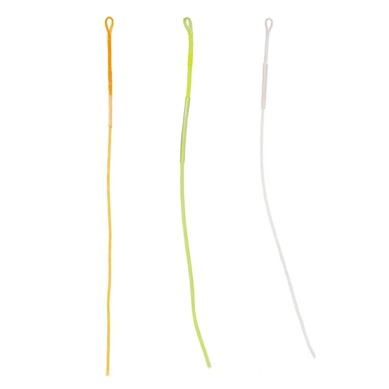Nylon Braided Leader 10pcs/Pack 20/30/50LB Fly Fishing Loop Connector Durable G99D 3