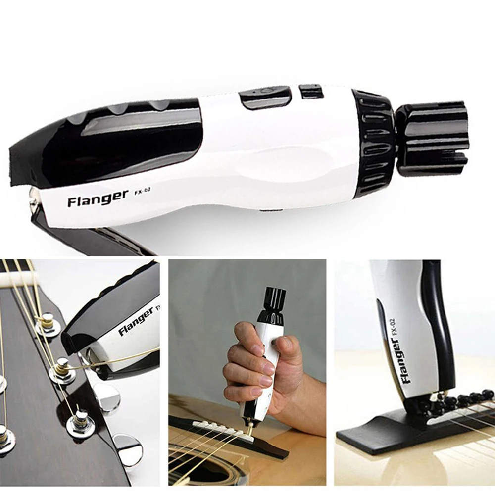 Flanger FX-02 Automatic Guitar String Winder String Cutte Motorized string winder string cutter bridge pin puller Stage Audio