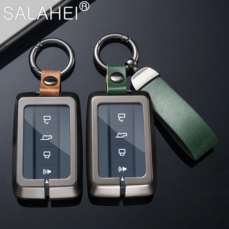 

Zinc Alloy TPU Car Smart Key Case Cover Fob for Great Wall GWM WEY TANK 300 500 Tank300 Tank500 Keychain Ring Buckle Accessories