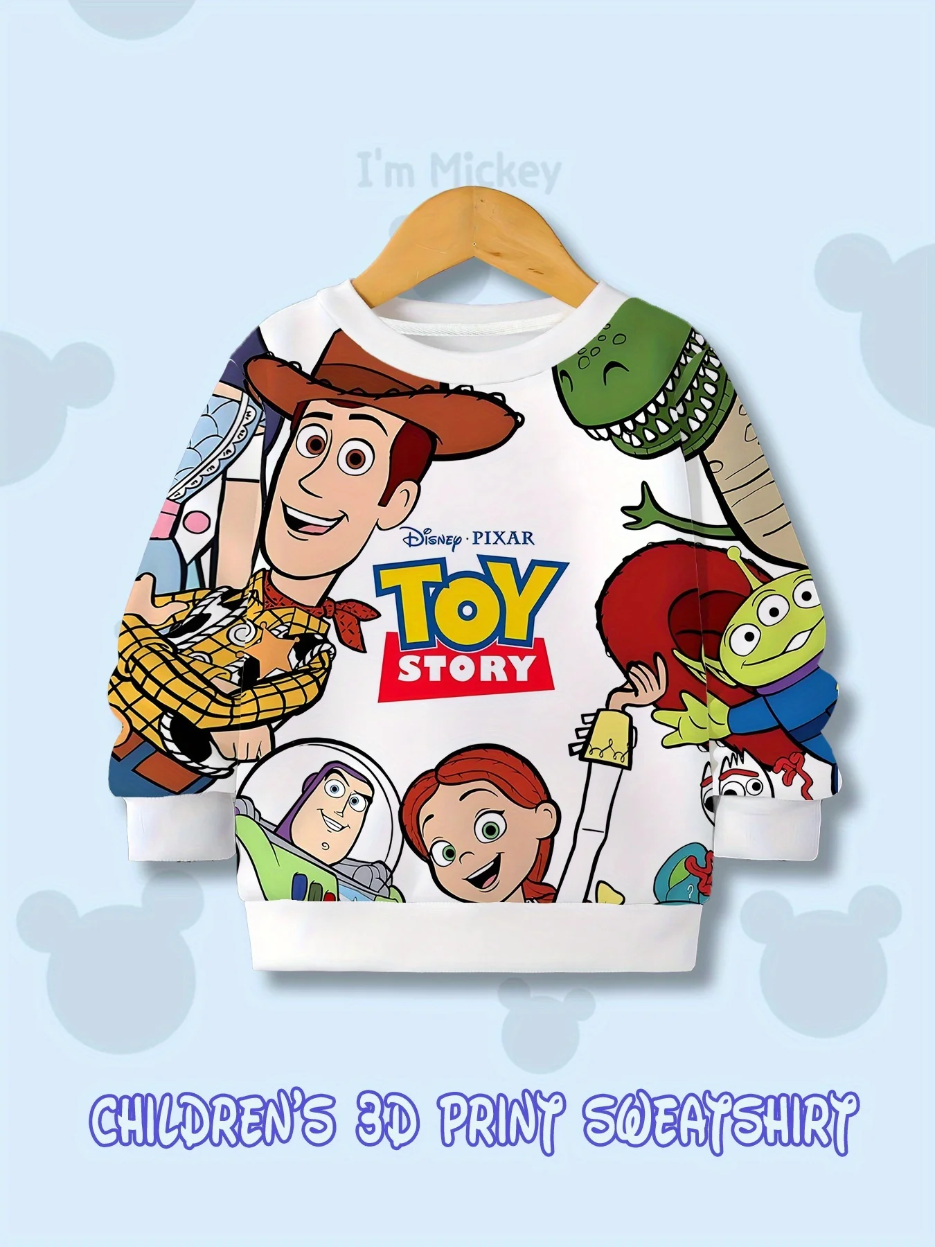 سويت شيرت للأطفال مع هوديي للجنسين مطبوع عليه Disn...