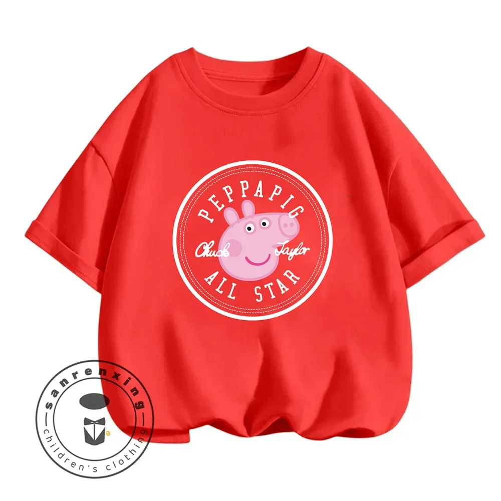 Peppa Pig Wubbox Kids T-Shirt Printed Graphic Anime T-shirts Kawaii Short Sleeve Tshirt Fashion Boys/girls Tee-shirt 4
