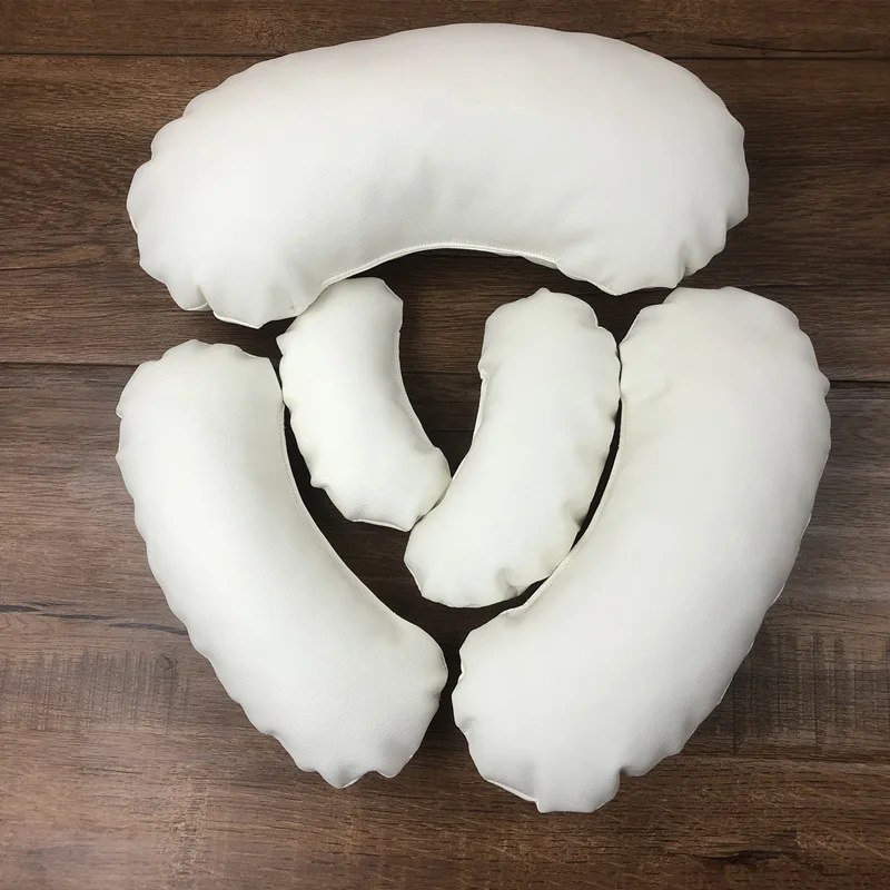 HOT! 5 Pack Set Newborn Baby Photo Props Professional Posing Beans Pillow Photography Shoot Positioner Set Filled Cushion