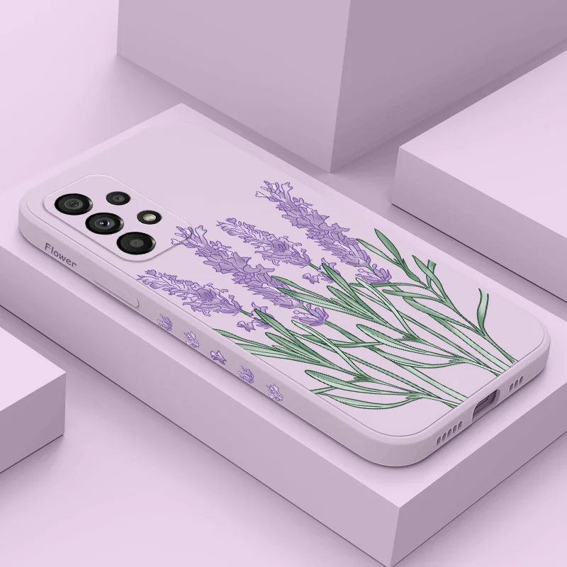 Elegant Lavender Phone Case - Soft Protective Cover in Timeless Design