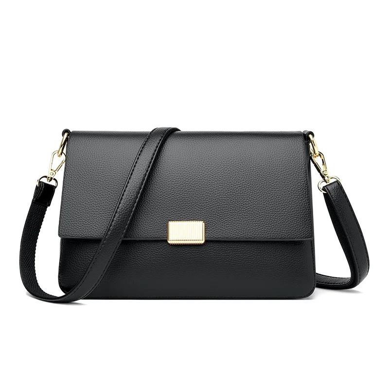 Elegant Quilted Crossbody Bag - Small Luxury PU Leather Shoulder Purse