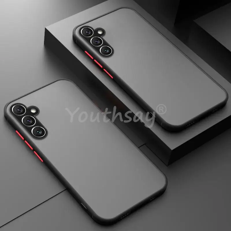 Per Samsung Galaxy A54 Custodia Cover Samsung A54 Custodia In Silicone Opaco Tpu Traslucido Cover Galaxy A54 A53 A52 A33 A23 A04 A04S Case