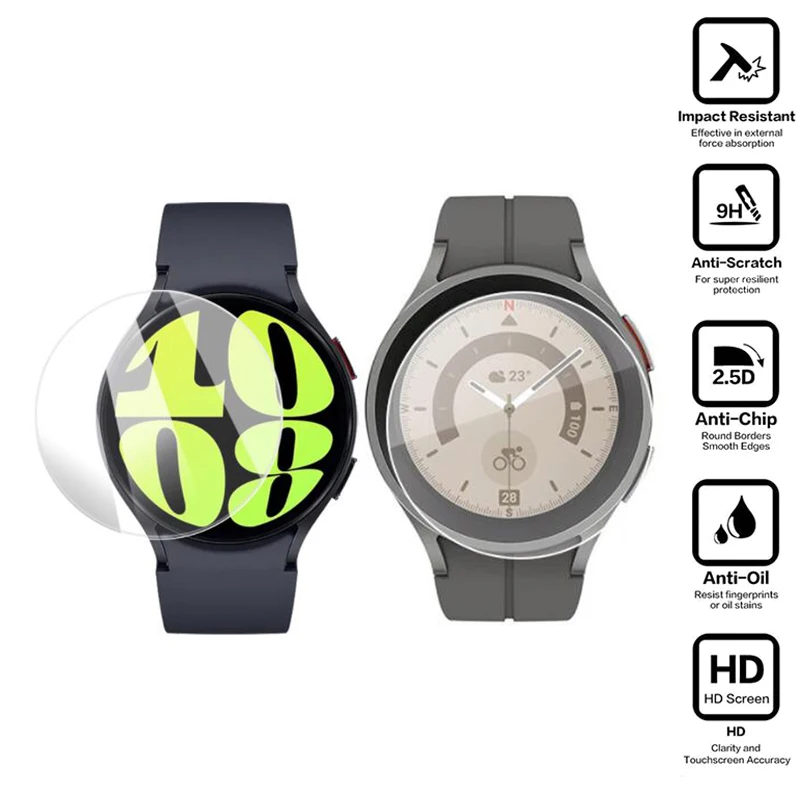 

Защитная пленка 9H для Samsung Galaxy Watch 6/5/Pro/4 40 мм 44 мм 45 мм