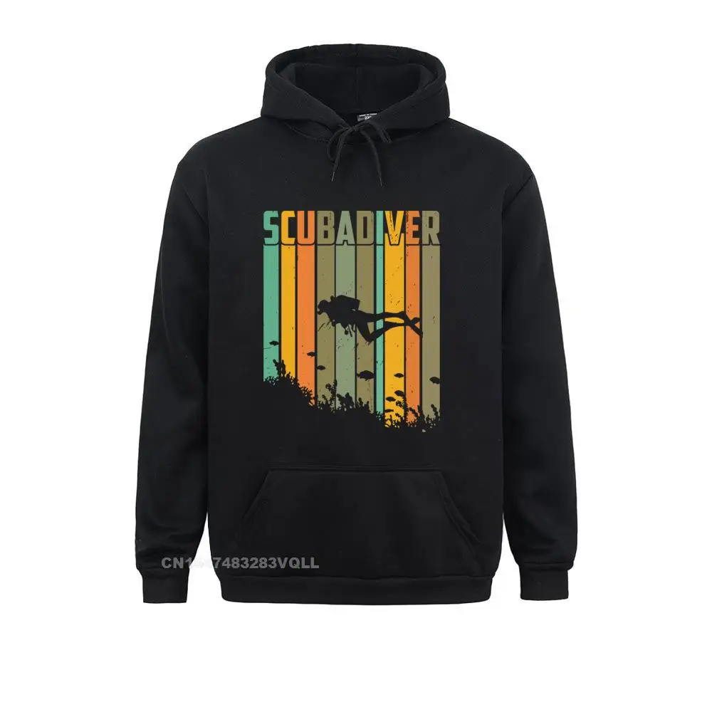 

Latest Scuba Diver Vintage Retro Youthful Sweatshirts Women's Hoodies Long Sleeve Hooded Pullover Cosie Clothes