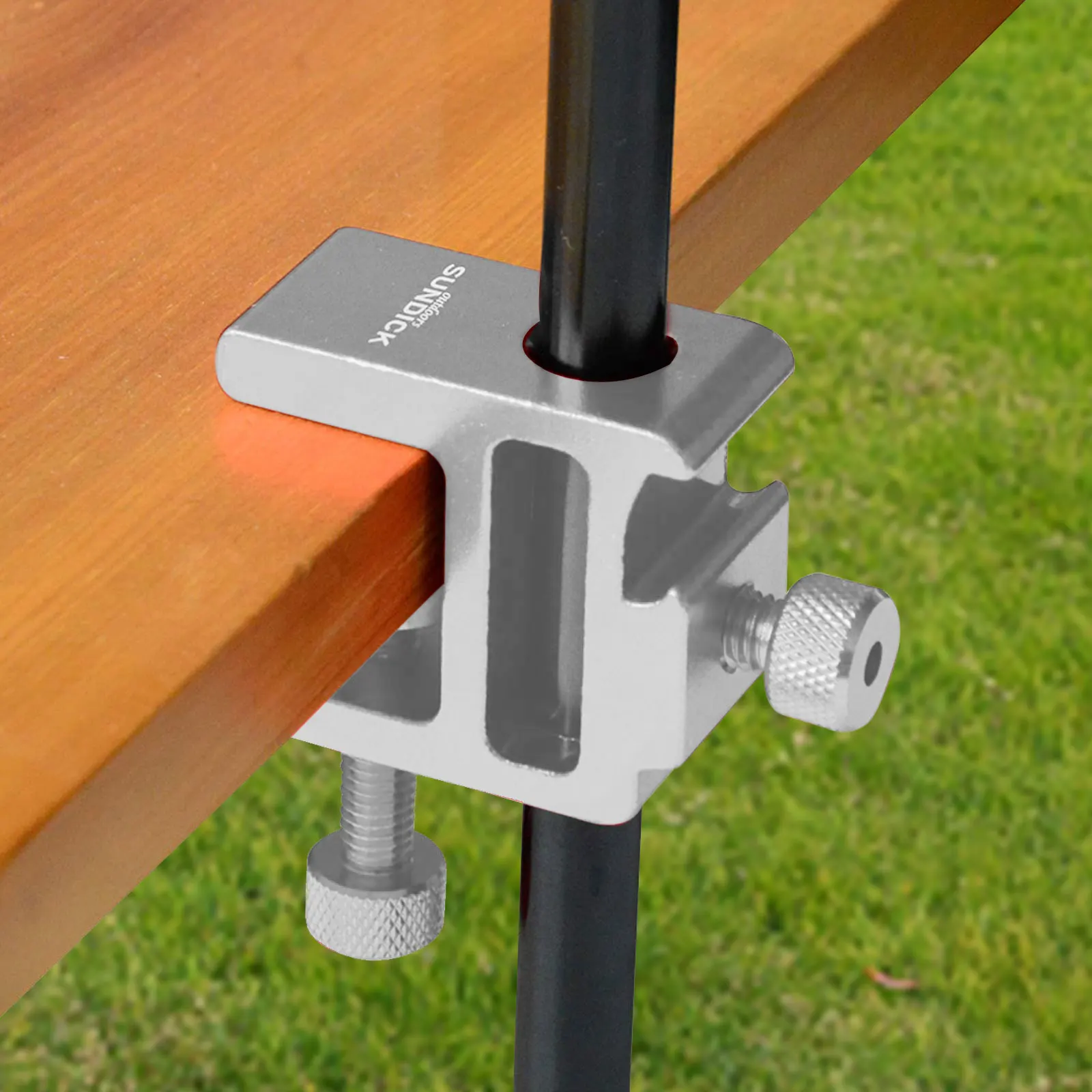 Portable Camping Light Pole & Desk Clip Outdoor Aluminum Alloy Bracket - Adjustable Height Camp Light Stand for Outdoor Camping