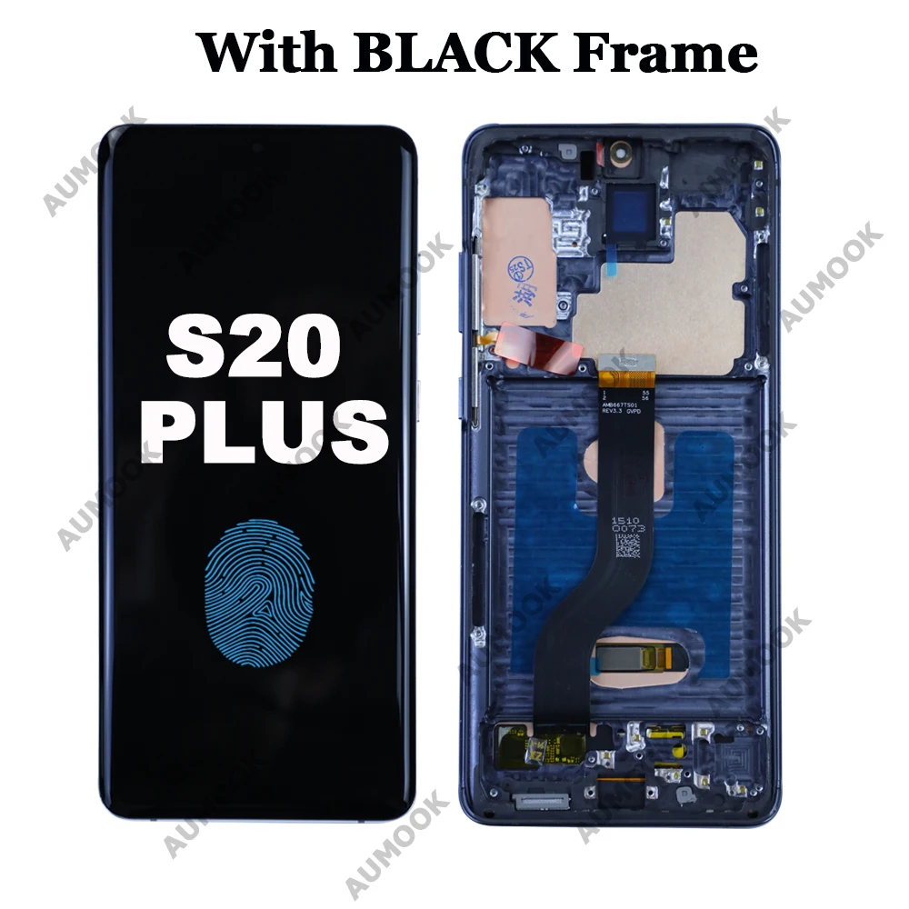 S20 Plus交換用OLED画面、Blue Frame S20 Plus交換用OLED画面、Blue Frame - メルカリ