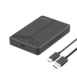 Compact 8TB Storage USB 3.0/3.1 SATA HDD & SSD Enclosure (USB3.1)