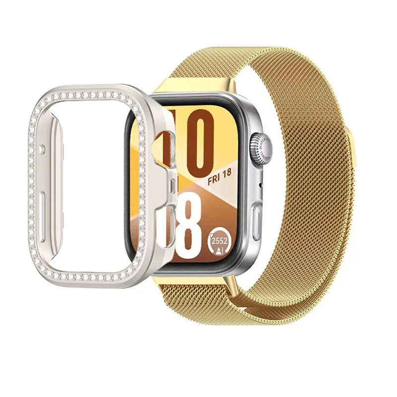 Diamond Case with Strap - All-Around Hollow PC Protective Bumper Frame