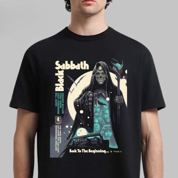 Black Sabbath Back to the beginning Tシャツ Black Sabbath and Ozzy Osbourne Back To The Beginning Merch