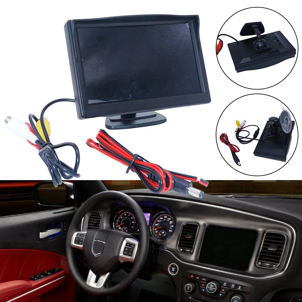 5inch AHD 1080P Car Reverse Monitor With Rear View Camera Kit For Backup Parking 2024 Hot Sale Brand New And High Quality