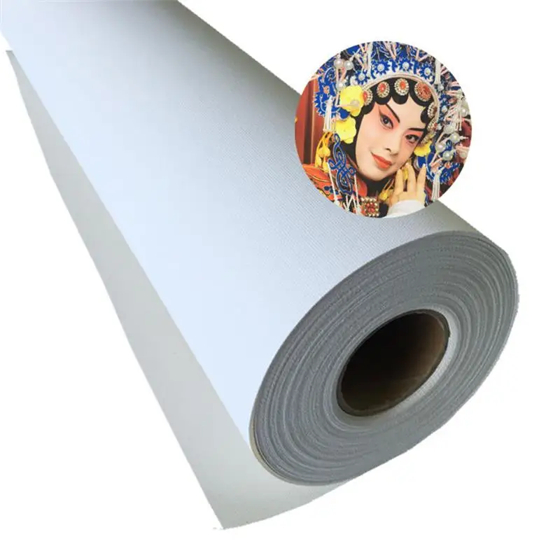 Waterproof Inkjet Polycotton Canvas for Art Printing 24 Inch