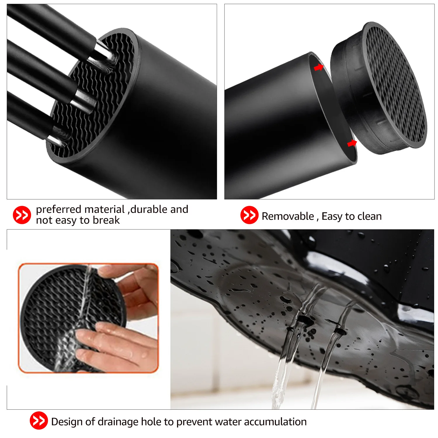 New Storage Rack Knife Holder Multi-Functional Household Tableware Storage Rack Kitchen Storage Tools 6