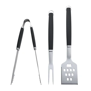 Professional 3 Piece BBQ Tool Set 1