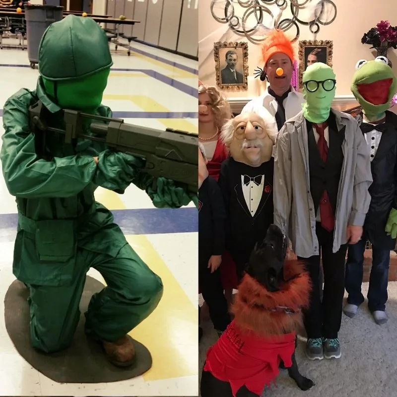 할로윈 풀 페이스 마스크, 2 번째 스킨 마스크, 할로윈 코스프레 스판덱스 커버, 유니섹스 할로윈 파티 소품 장식