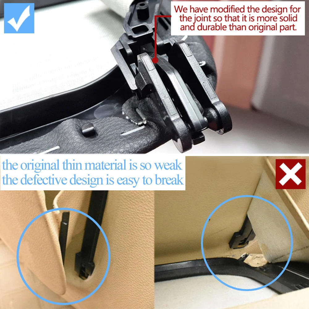 Panel De Almacenamiento De Rpaldo De Cuero Para Asiento Interior De Coche, Cubierta De Panel Embellecedor De Asiento Trasero Para BMW 5, 7 GT, Serie F10, F11, F18, F01, F02, 520, 523 - AliExprs 34