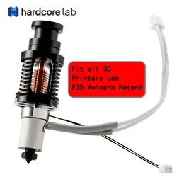 Upgrade Kit V6 Ceramic Heating Core Hotend Bimetal heatbreak Hardened Steel Nozzle Compatible for E3D V6 Dragon 3D printer