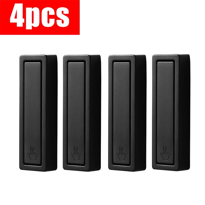 4 Pezzi Gancio a Muro Pieghevole 90 ° Appendiabiti Pieghevole Ganci a Muro Gancio da Parete in Alluminio Con Viti per Armadio Bagno Cucina Capacità di Carico 15 kg (Nero