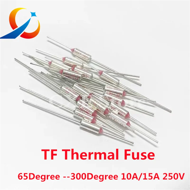 10PCS TF Thermal Fuse Temperature Control Switch