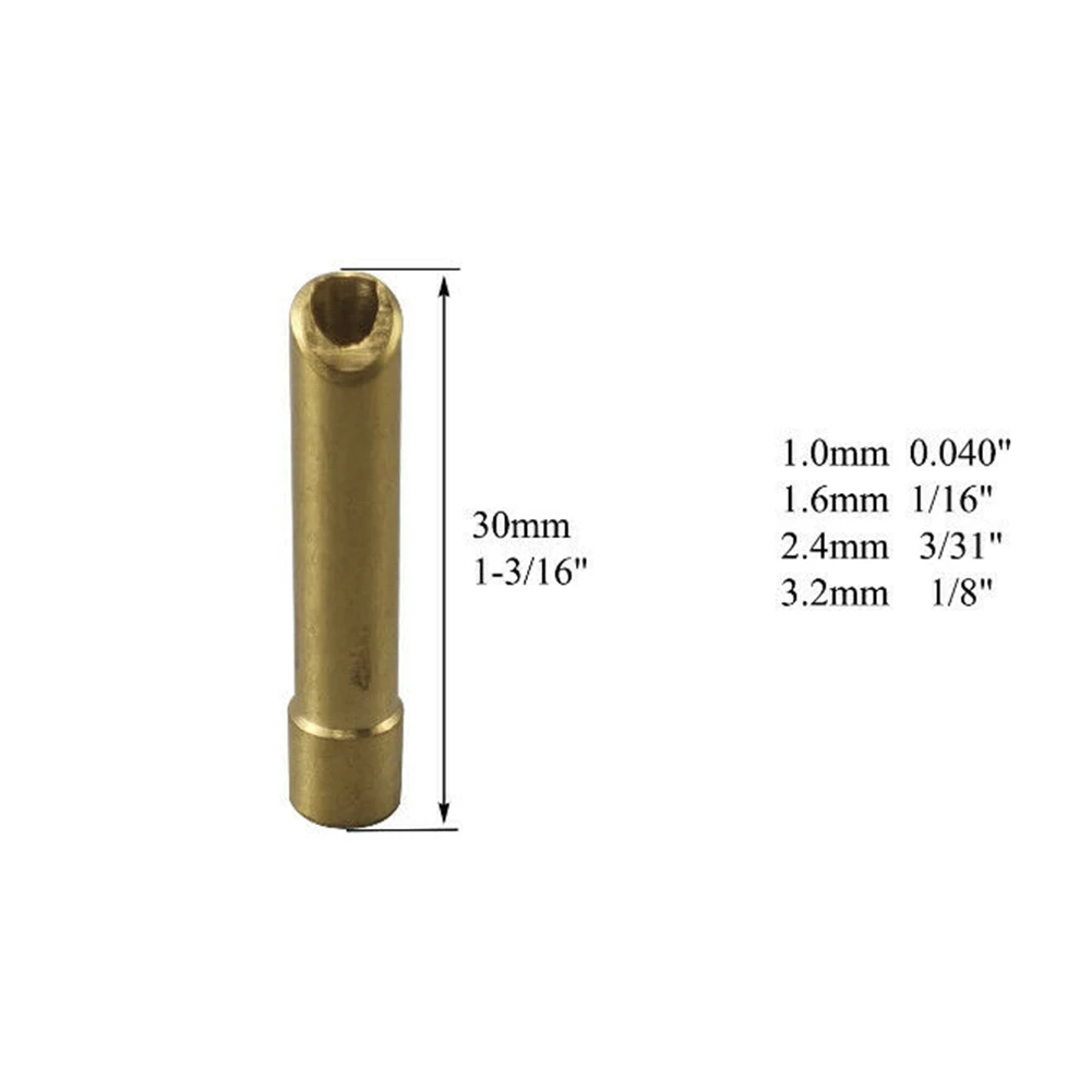 TIG Collet Wedge Collet Kit 4pcs 1.0/1.6/2.4mm For DB SR WP 17 18 26 TIG Welding Torch Welding Torch Kit