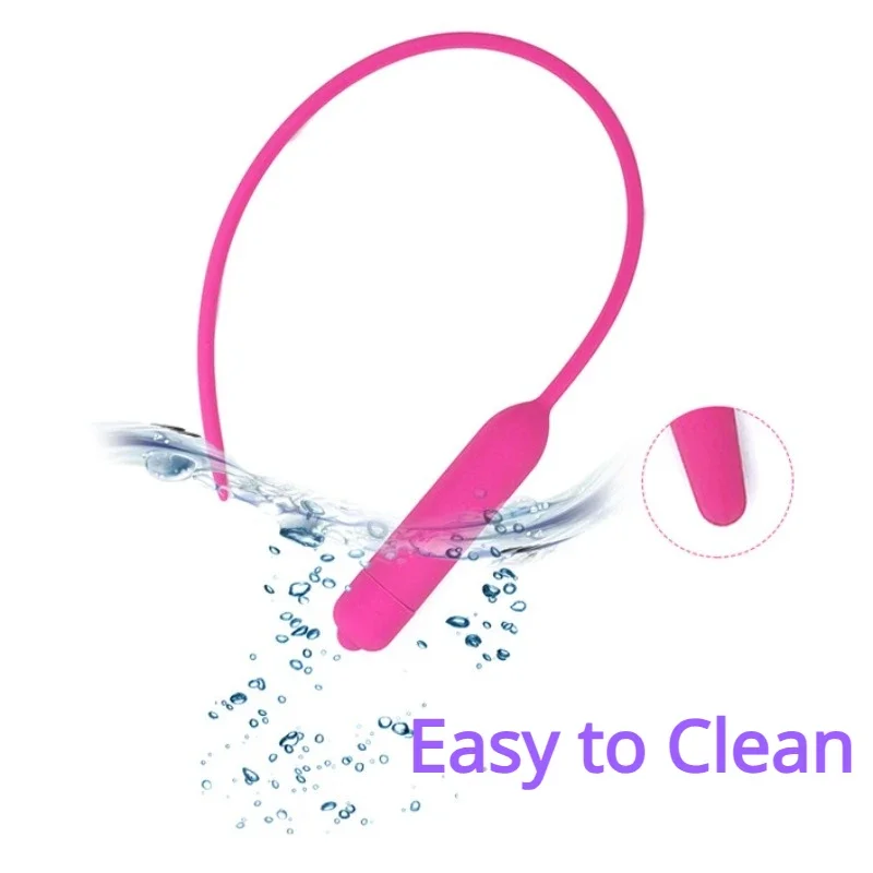 Male Urethral Vibrator 10 Frequency Vibrating Urethra Stimulation Penis Plug Insertion Urethra Sound Dilator Sex Toy for Man Gay penis sex toys