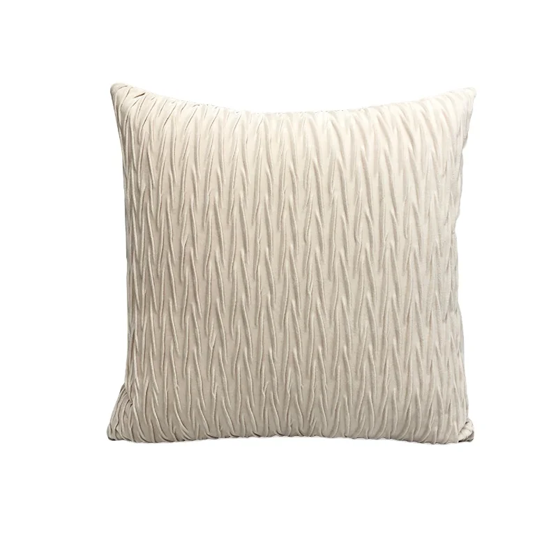 

Plain Crepe Velvet Throw Pillow Couch Sofa Back Cushion Cover Multi-color Pillow Case