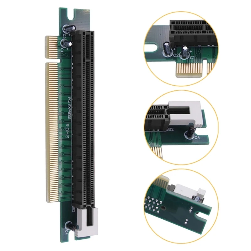 

PCIE 16X 90-градусная Адаптерная карта PCIExpress 90-градусная прямоугольная Адаптерная карта для 1U компьютерного шасси