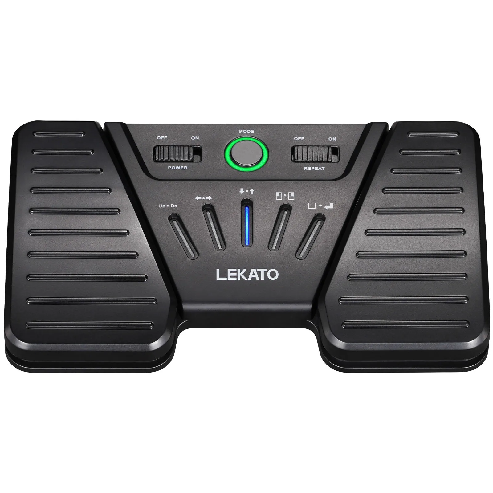 Lekato Turner Wireless Bt Page Turner Silent Foot Pedal Usb Rechargeable Musical Instrument Smart Phone Tablet App Controller