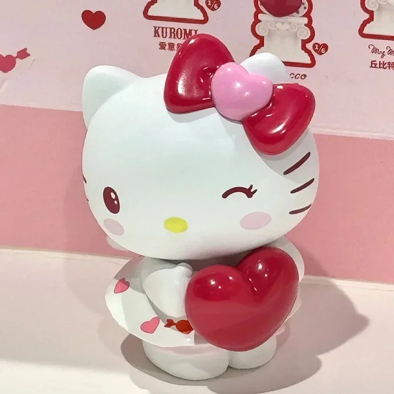 

Love Cupid 520, фигурки героев Sanrioed Family, похвалка для детей, ограниченные модные игрушки, милая девушка, Декор, загадочная коробка, подарок
