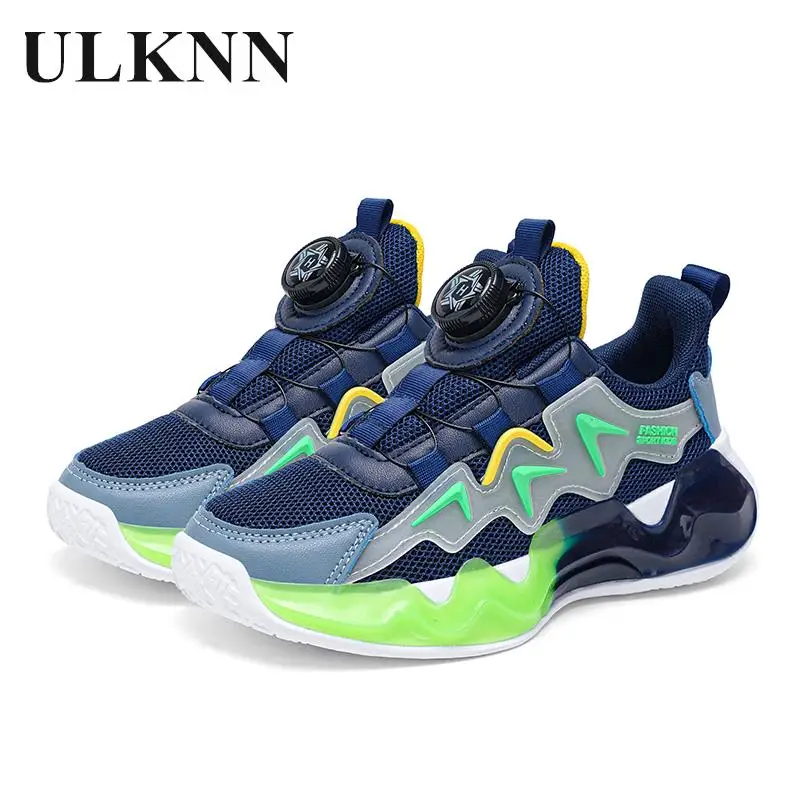 Children's Sports Shoes Boy's Buttons Cuhk Blue Shoe Children Soft Single Pink Sneakers Hot Children Running Shoes